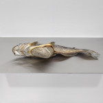 Luca Francesconi, End of the rivers, catfish, stone, 60x35x25, 2014, photo Rossetti, courtesy Fluxia